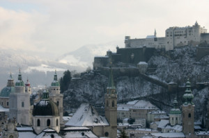 Salzburg View to Hohensalzburg Castle